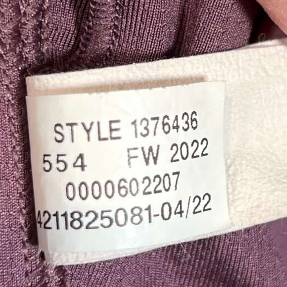 Under Armour Womens Crossback Mid Sport Bra Compression Large L Purple - Picture 8 of 9